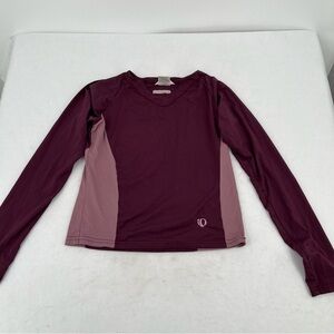 PEARL IZUMI Women’s Long Sleeved Maroon Top Shirt size: Small